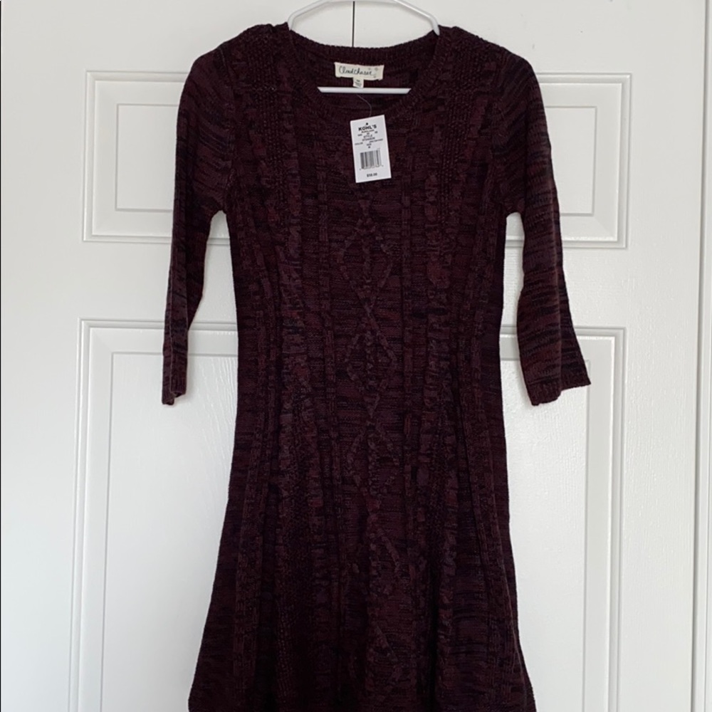 Patterned Knit Dress